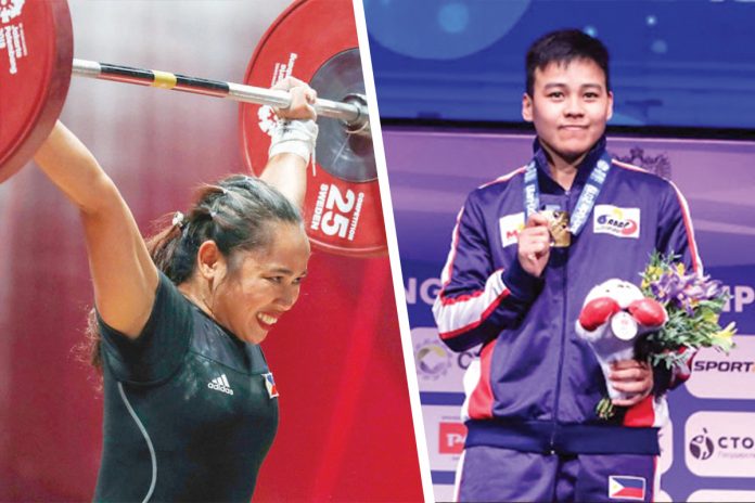 Weightlifter-Hidilyn-Diaz-and-boxer-Nesthy-Petecio-696x464