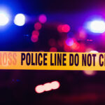 Accident or crime scene cordon tape