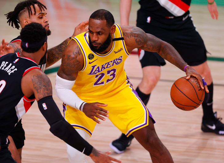 Trail Blazers Lakers Basketball