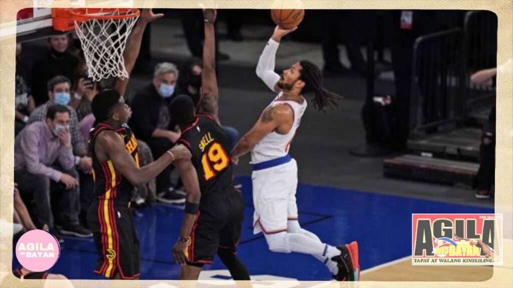 Bumida si Derrick Rose sa pagkaldag ng New York Knicks sa Atlanta Hawks, 101-92 sa Game 2 sa Eastern Conference playof series