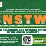 NAT’L SCIENCE, TECHNOLOGY AND INNOVATION WEEK GAGANAPIN SA CAGAYAN DE ORO CITY