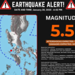 OCCIDENTAL MINDORO INUGA NG 5.5 MAGNITUDE NA LINDOL