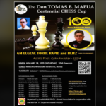 Mapua University @100… DON TOMAS CENTENNIAL CHESS CUP ISINULONG ANG GM TORRE RAPID & BLITZ TILT