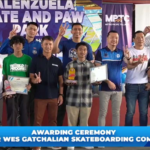 Awarding ceremony ng 1st Mayor Skate Boarding Competion pinangunahan ni Mayor Gatchalian