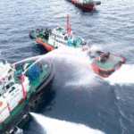 Sunog sa isang Motor Tug Boat, matagumpay na naapula sa karagatang sakop ng Batangas City