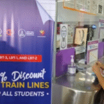 50% discount sa mga estudyante sa train, welcome gift sa mga mag-aral