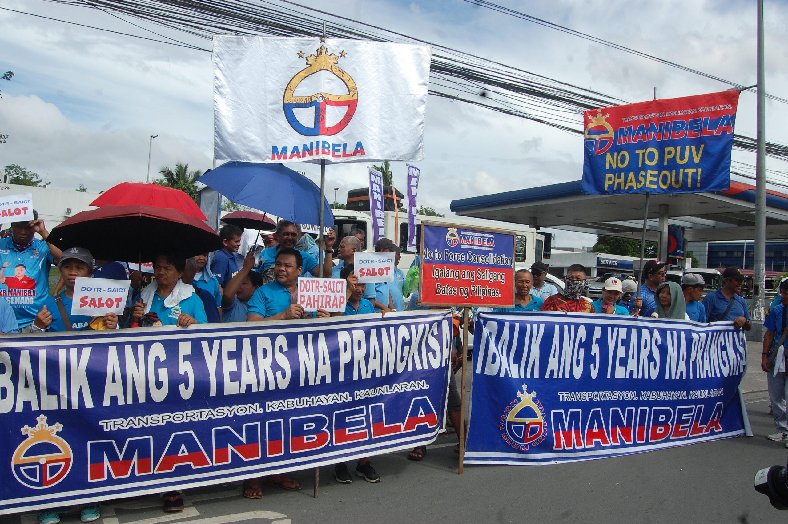 Tatlong araw na transport strike, umarangkada